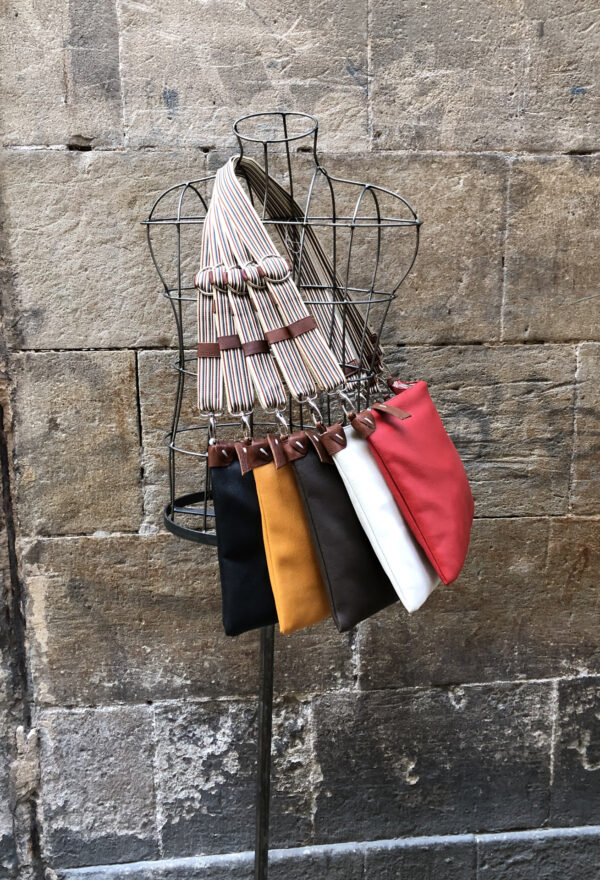 Bolso unisex - en 5 colores de algodón resinado - Imagen 8
