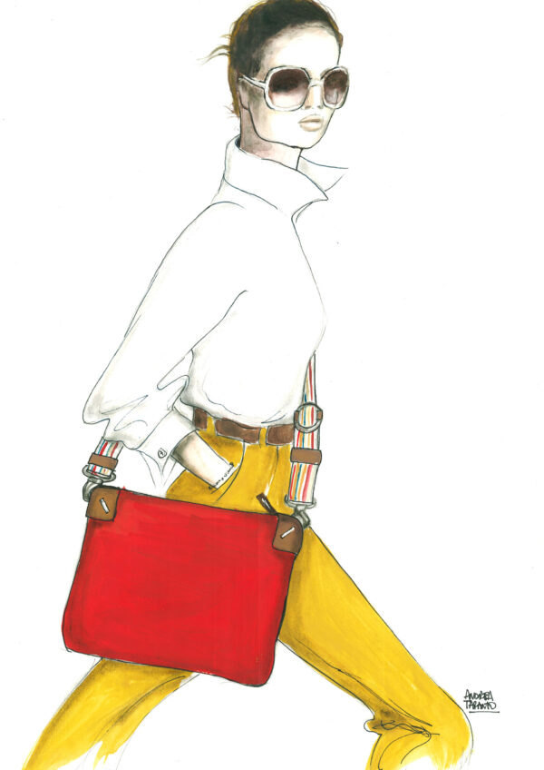 Bolso unisex - en 5 colores de algodón resinado - Imagen 7
