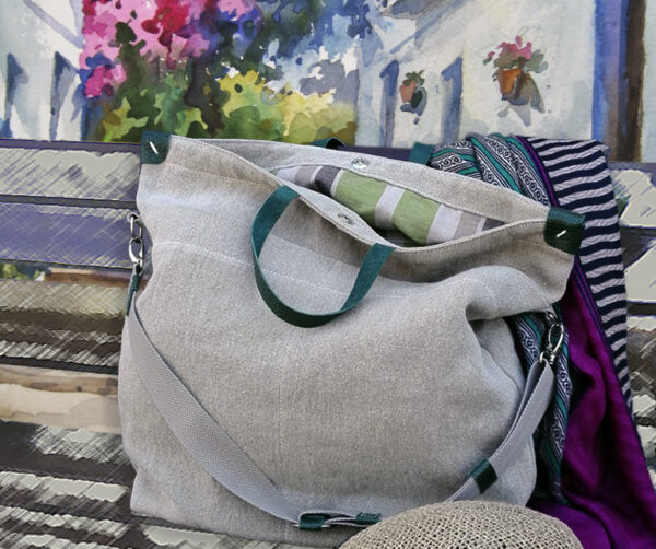 Bolsa de lino dos bolsillos - Imagen 2