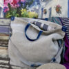 Bolsa de lino dos bolsillos